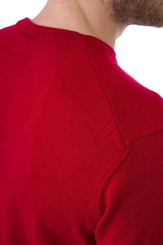 Pull en laine vierge - Rouge - Emporio Armani