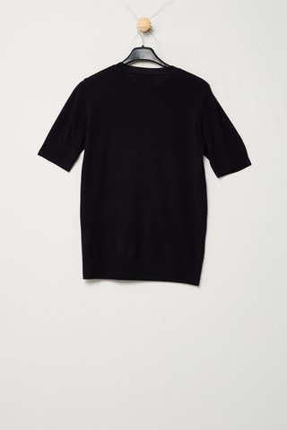 Pull en laine vierge - Noir - Emporio Armani