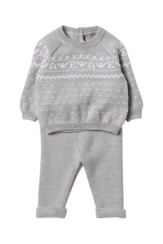 Pull en laine - Gris clair - Emporio Armani