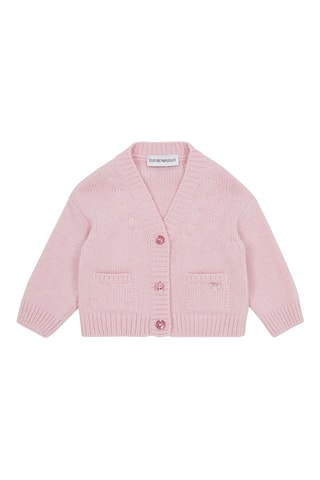 Gilet en laine et cachemire - Rose