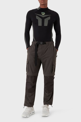 Pantalon trompe l’œil - Marron