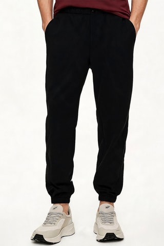 Pantalon en laine vierge - Noir - Emporio Armani
