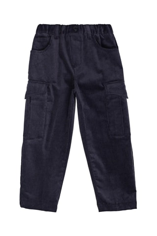 Pantalon en velours - Bleu marine - Emporio Armani