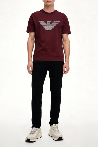 Pantalon straight - Noir - Emporio Armani