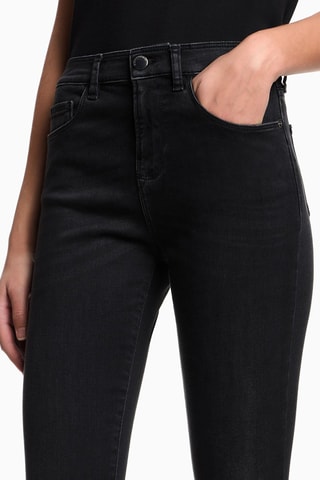 Jean skinny taille haute - Noir - Emporio Armani