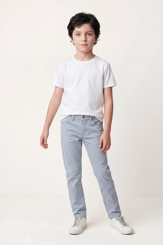 Jean en lin - Bleu - Emporio Armani