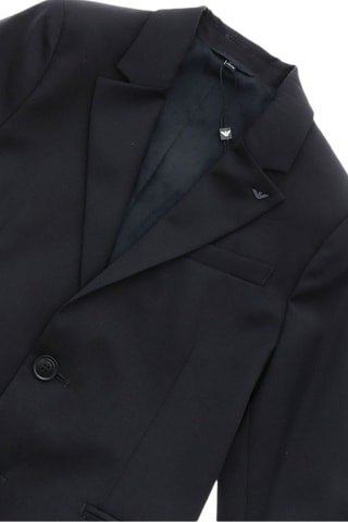 Costume en laine vierge - Bleu marine - Emporio Armani