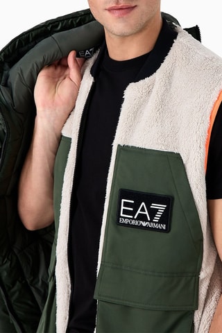 Manteau à capuche - Vert foncé