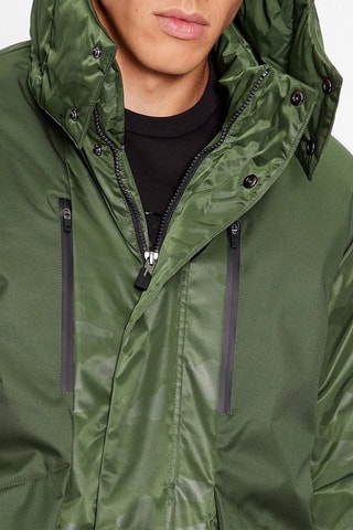 Manteau à capuche - Vert foncé