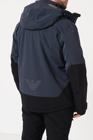 Parka à capuche - Bleu foncé