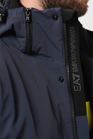 Parka à capuche - Bleu foncé