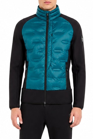 Veste - Noir et bleu canard