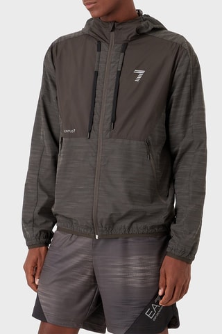 Veste à capuche - Gris chiné