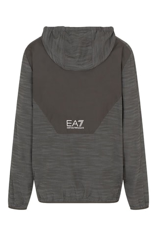 Veste à capuche - Gris chiné