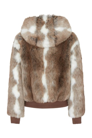 Veste à capuche - Marron