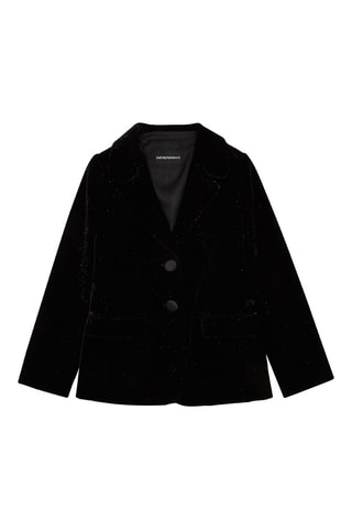 Veste en velours - Noir