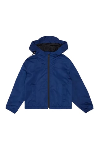 Coupe-vent à capuche - Bleu marine - Emporio Armani