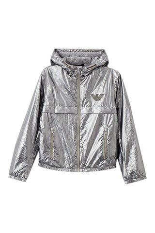 Veste à capuche - Argenté - Emporio Armani