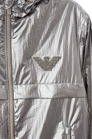 Veste à capuche - Argenté - Emporio Armani