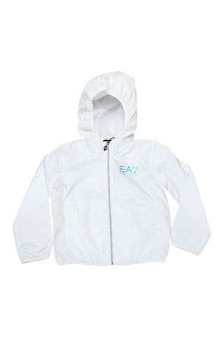 Veste à capuche - Blanc - EA7 Kid
