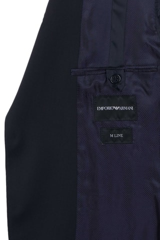 Veste en laine vierge - Bleu marine - Emporio Armani