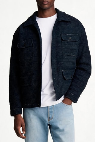 Veste en jean - Bleu foncé - Emporio Armani