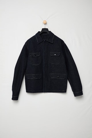 Veste en jean - Bleu foncé - Emporio Armani