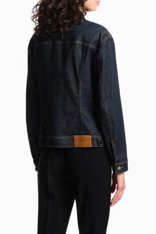 Veste en jean - Bleu foncé - Emporio Armani