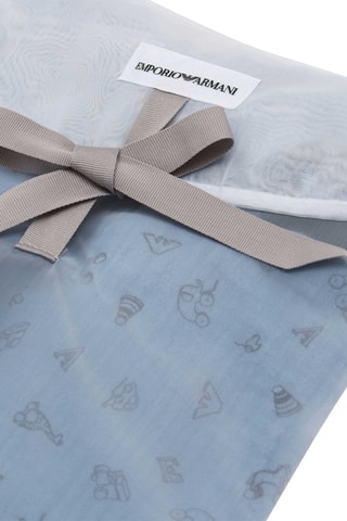 Doudou voiture et bavoir - Bleu