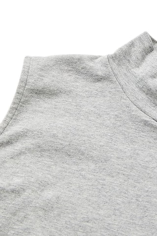 Crop top - Gris chiné - Emporio Armani