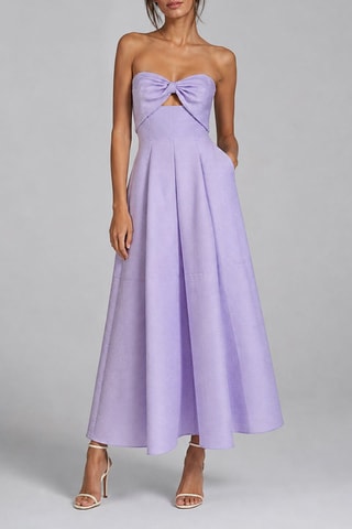 Robe bustier - Violet - Emporio Armani