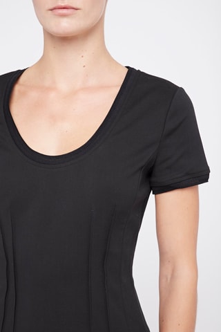 Robe droite  - Noir - Emporio Armani