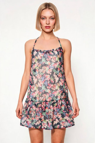Robe taille basse - Bleu marine - Emporio Armani