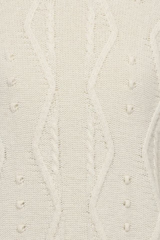 Robe à capuche en laine et cachemire - Ecru - Emporio Armani