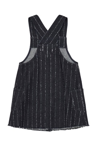 Robe-salopette en jean - Bleu nuit