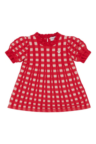 Robe - Rouge et écru