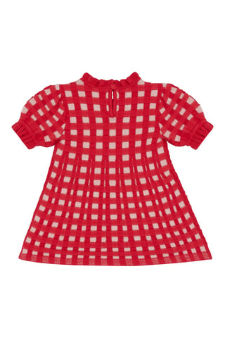 Robe - Rouge et écru