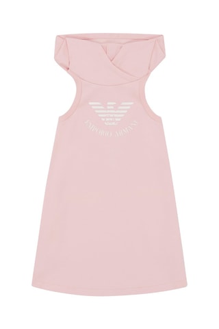 Robe sweat à capuche - Rose