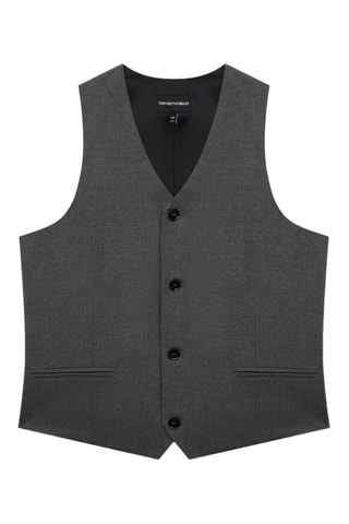 Gilet de costume - Gris chiné - Emporio Armani