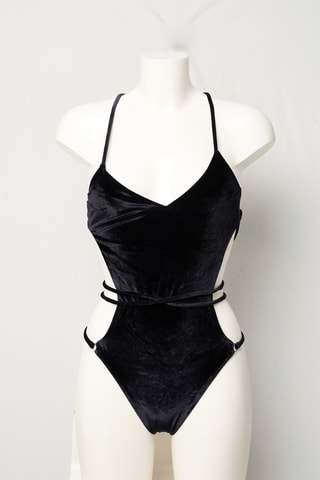 Trikini en velours - Noir - Emporio Armani