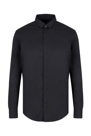 Chemise slim - Noir - Emporio Armani