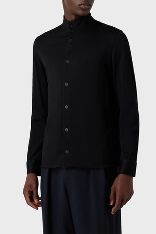 Chemise regular - Noir - Emporio Armani