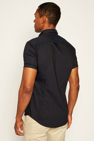 Chemise regular - Bleu marine - Emporio Armani