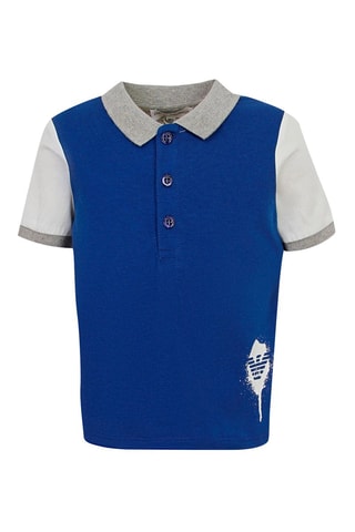 Polo - Gris et bleu roi