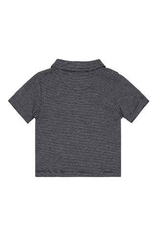 Polo - Bleu marine et gris