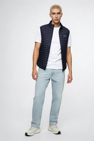 Doudoune sans manches - Bleu marine - Emporio Armani
