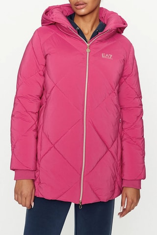 Doudoune à capuche - Rose