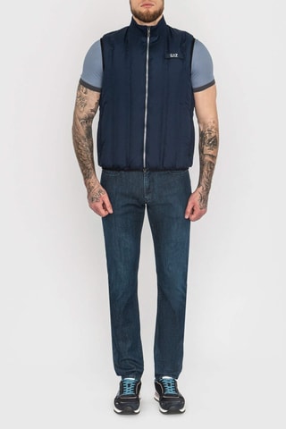 Doudoune sans manches. - Bleu marine