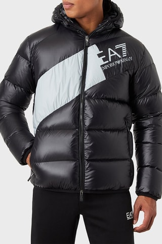 Doudoune à capuche - Noir