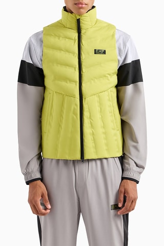 Doudoune sans manches - Vert citron